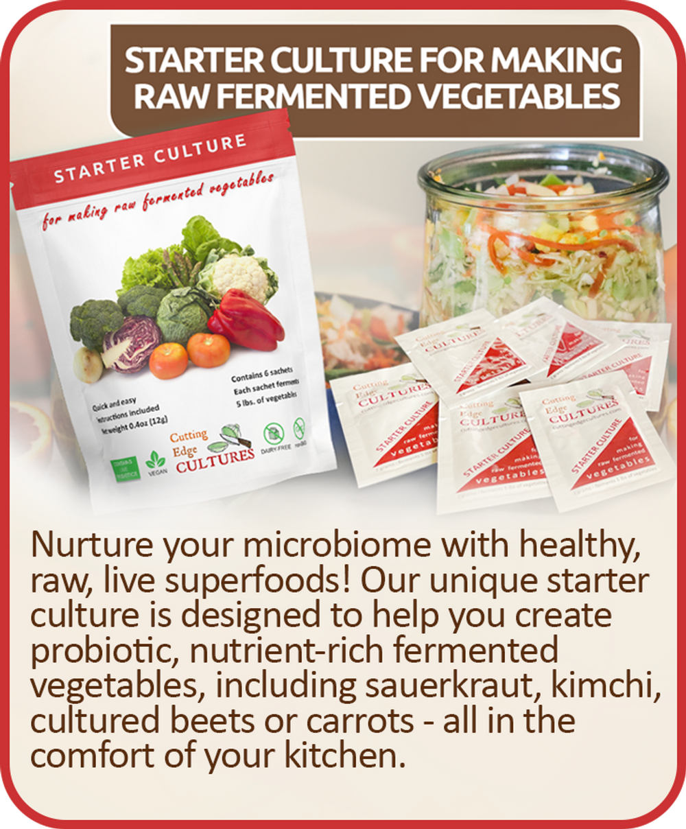 Starter for Fermenting Vegetables - Cutting Edge Cultures - Na'vi Organics