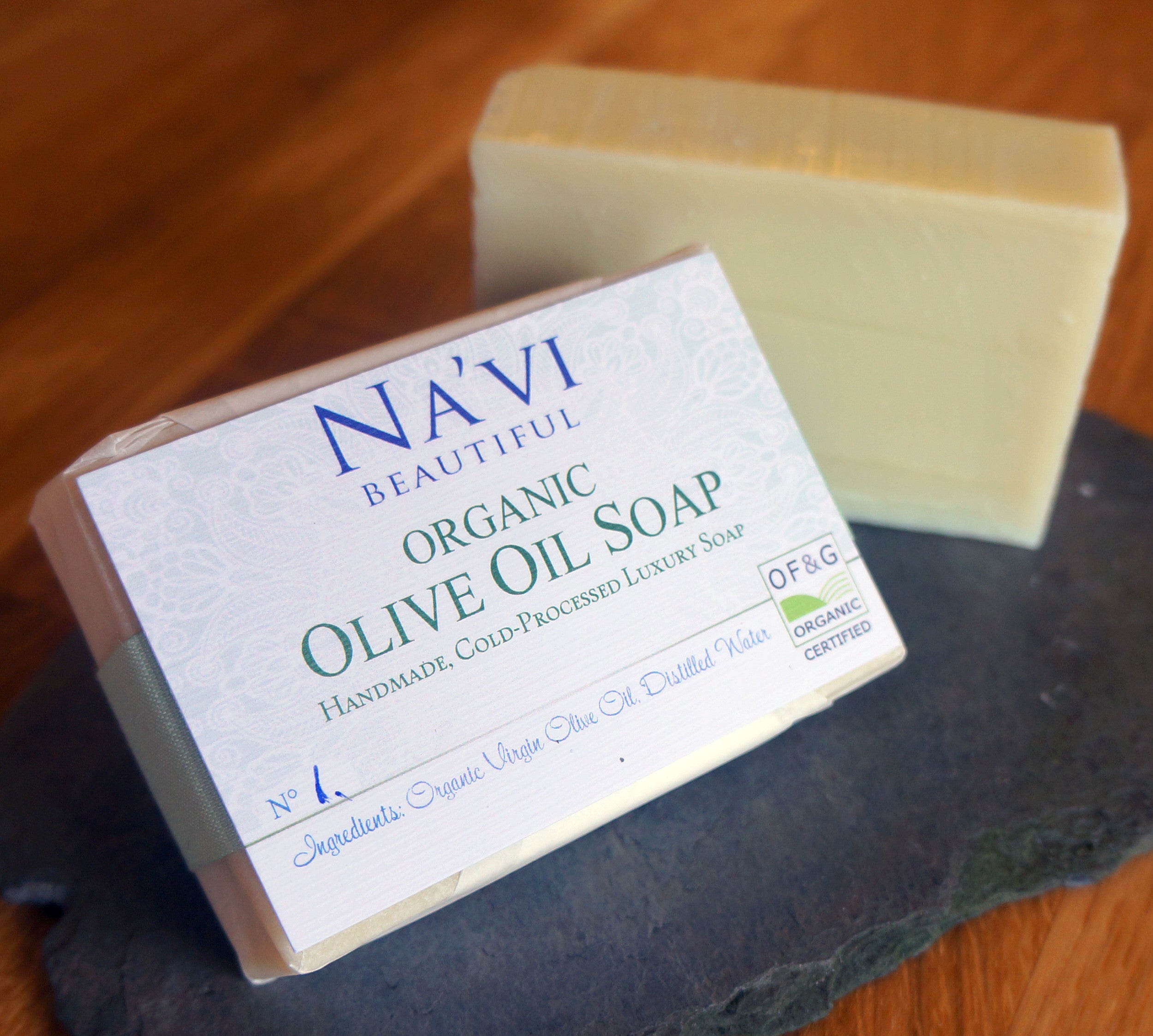 Organic Olive Oil Soap - Pure and Traditionally Cold Processed - Na'vi Organics Ltd