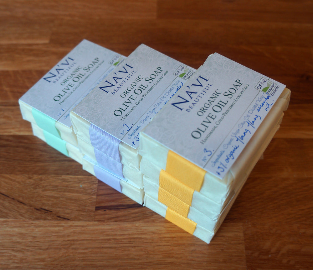 Organic Olive Oil Soap - Pure and Traditionally Cold Processed - Na'vi Organics Ltd