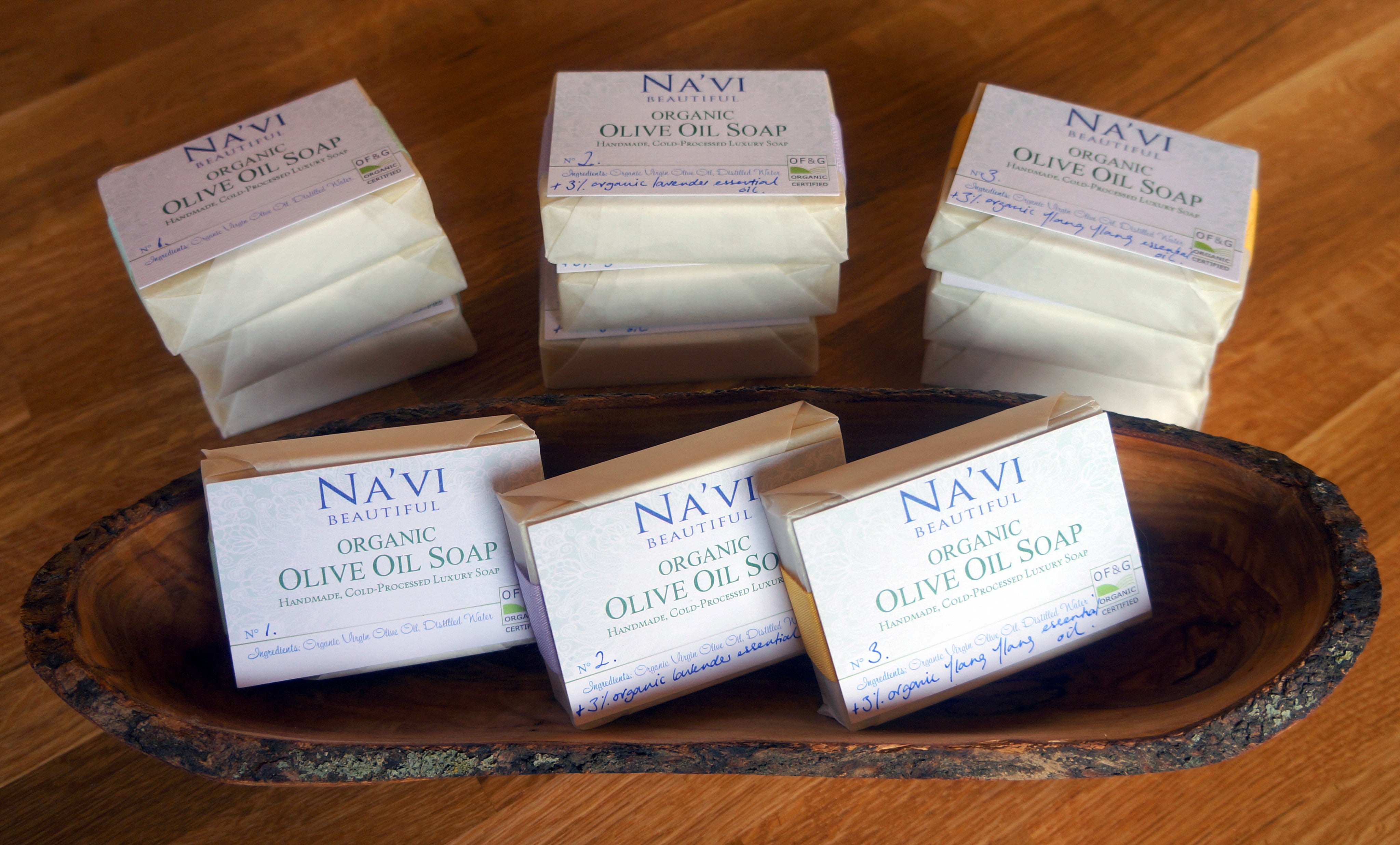 Organic Olive Oil Soap - Pure and Traditionally Cold Processed - Na'vi Organics Ltd