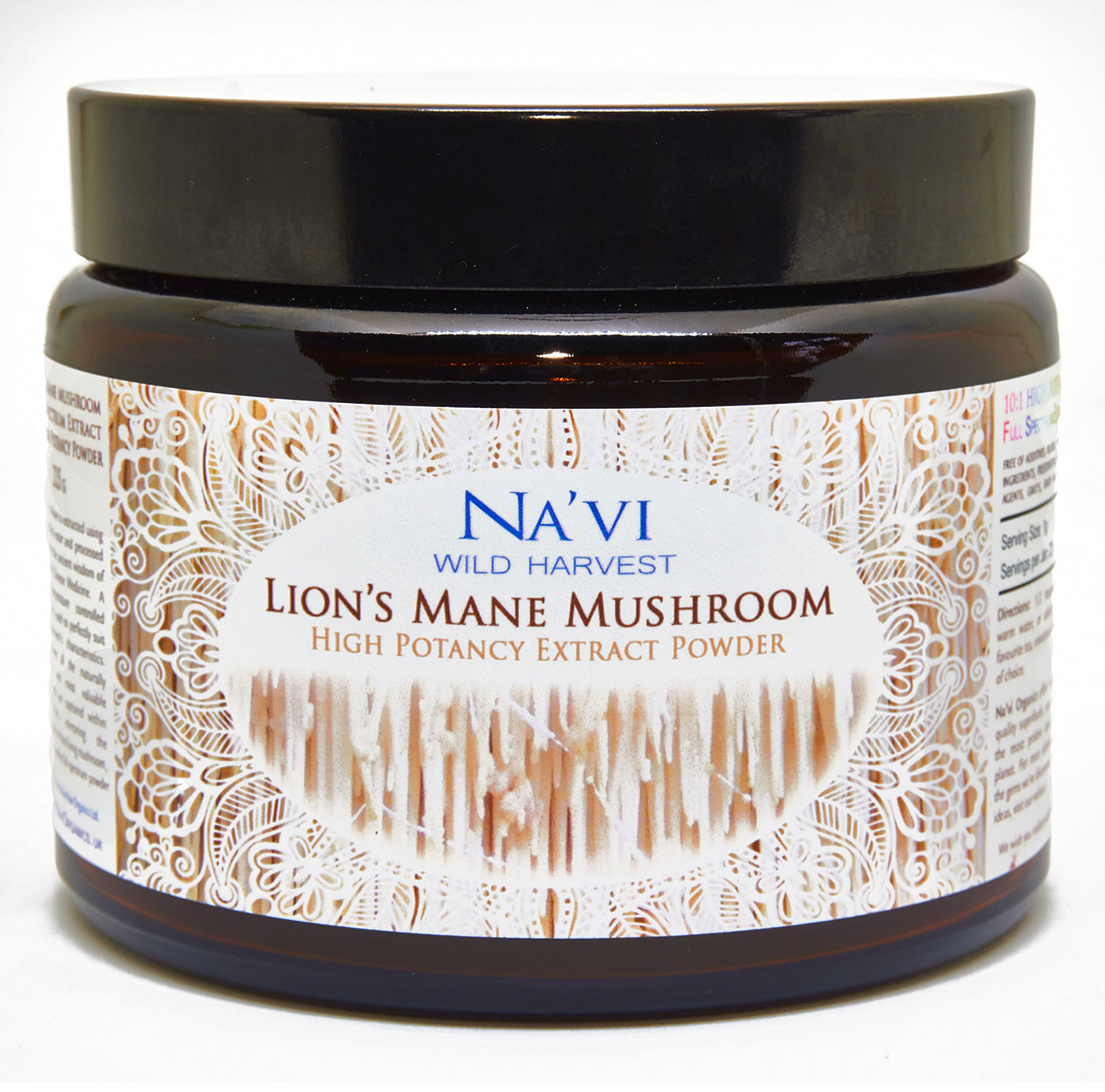 225 gram jar of Lions Mane Mushroom Extract tonic herb powder