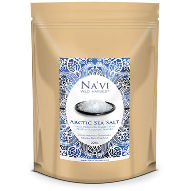 Pure Arctic Sea Salt Flakes - From Pristine Ocean Waters - Na'vi Organics