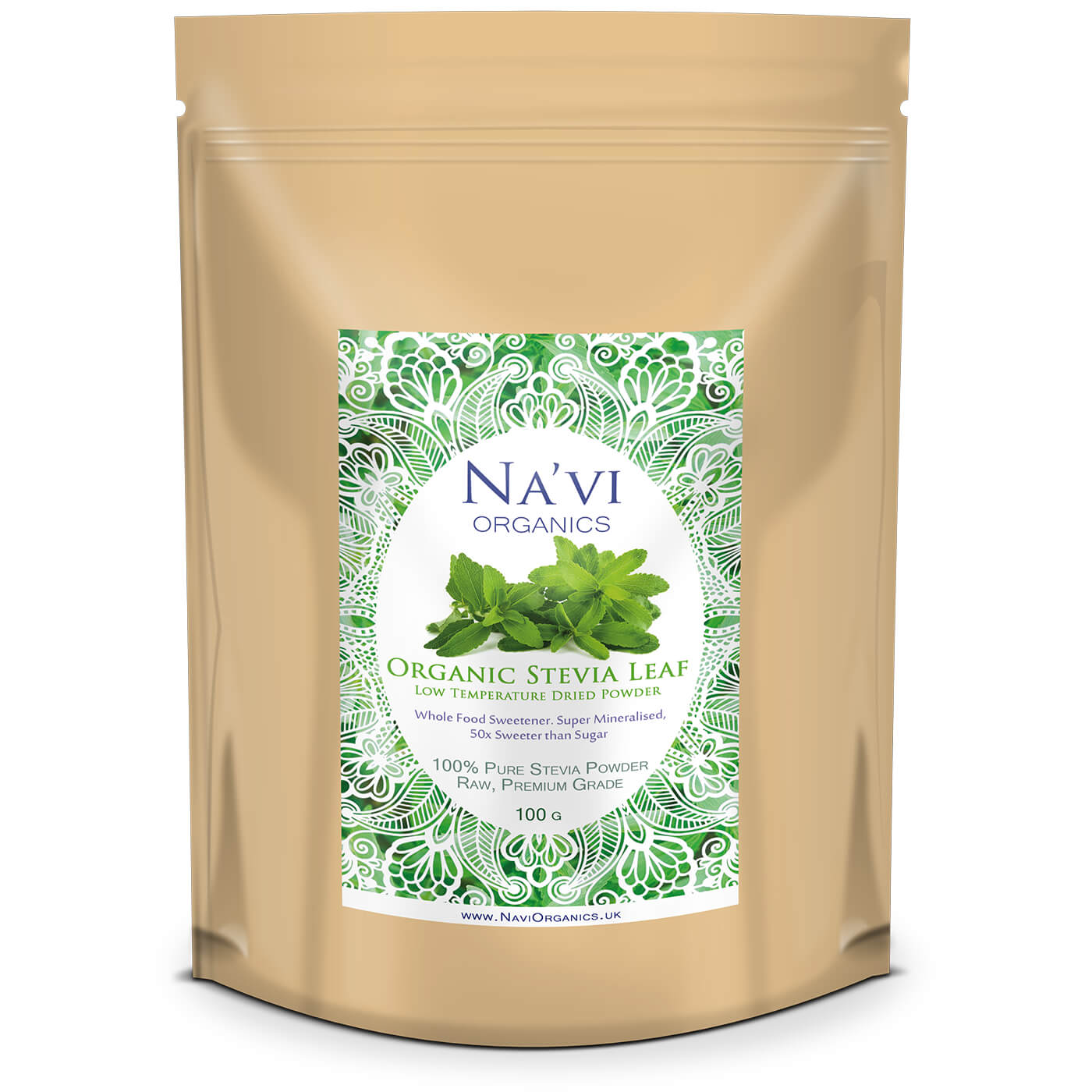 Organic Stevia Rebaudiana Raw Leaf Powder