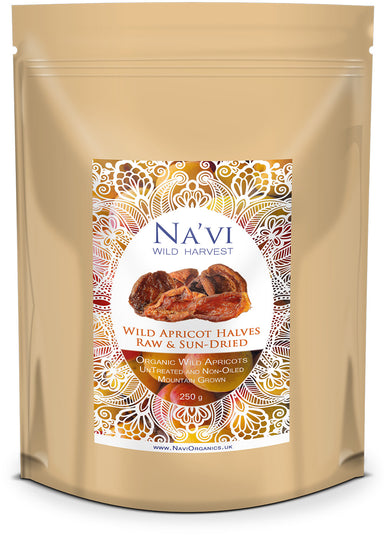 Wild Mountain Apricot Halves - Na'vi Organics Ltd